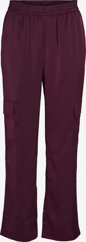 VILA - Loosefit Pantalón cargo 'ELMA' en lila: frente