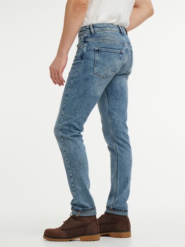 WEM Fashion Tapered Jeans 'Oscar' in Blau