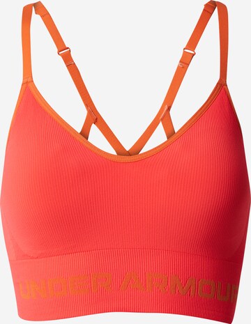 Bustino Reggiseno sportivo di UNDER ARMOUR in rosso: frontale