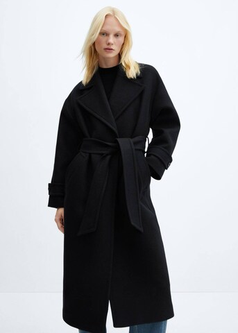 MANGO Between-Seasons Coat 'traviata' in Black: front