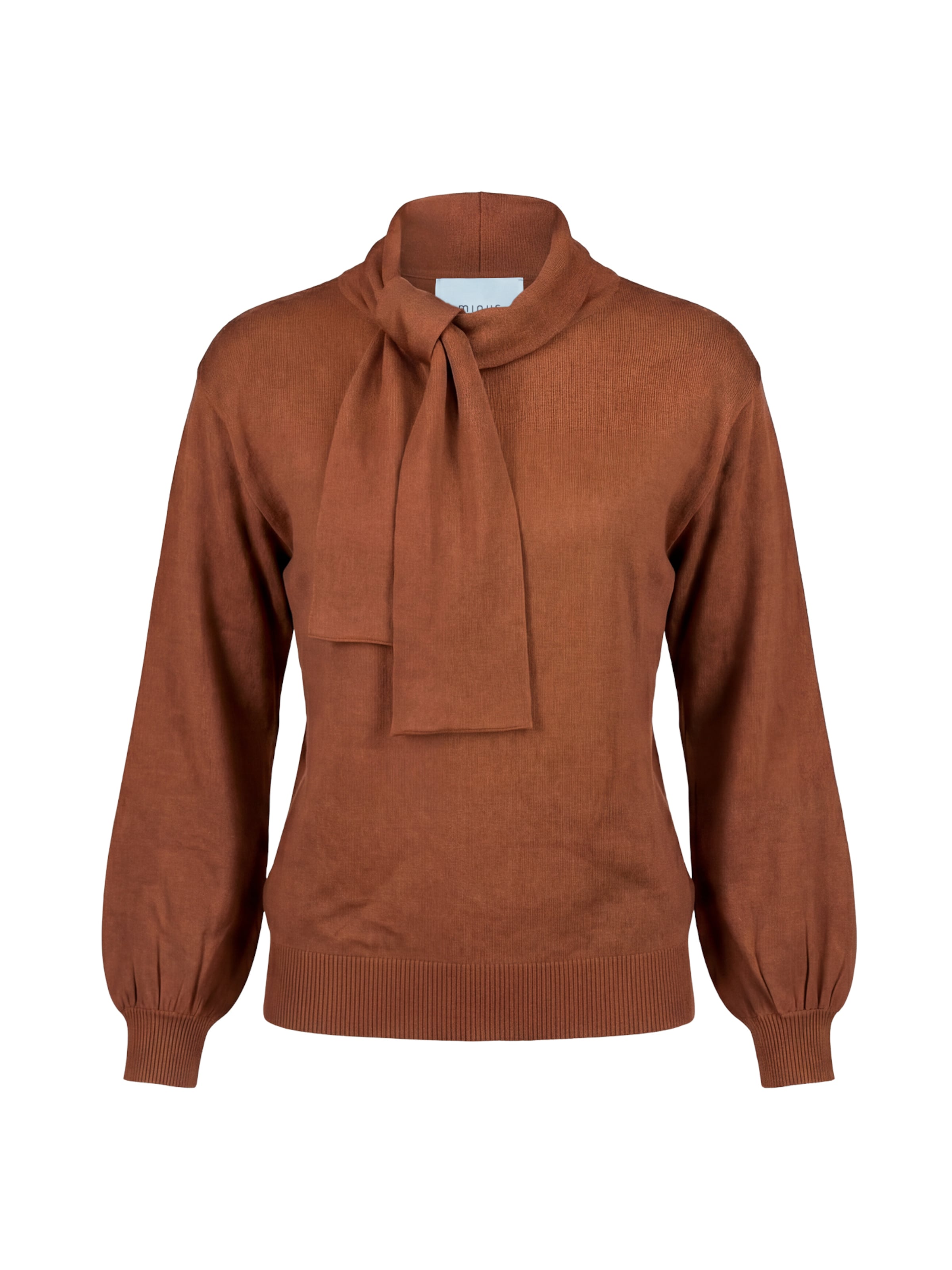 minus - Top 'Rochelle' en marrón: frente