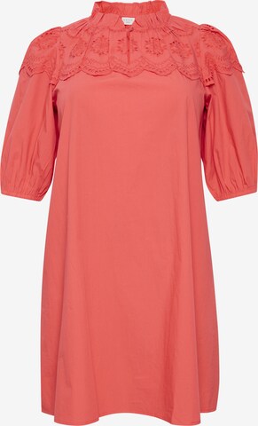 KAFFE CURVE Dress 'jas' in Orange: front