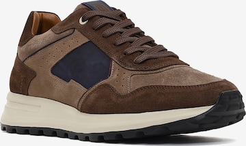 Derimod Platform trainers in Brown: front