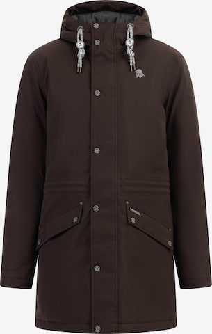 Schmuddelwedda Weatherproof jacket 'Arctic' in Brown: front