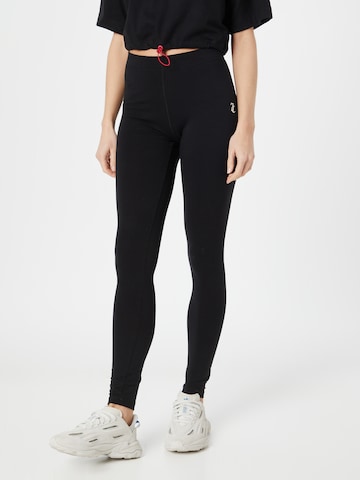 Regular Pantaloni sport de la Juicy Couture Sport pe negru: față
