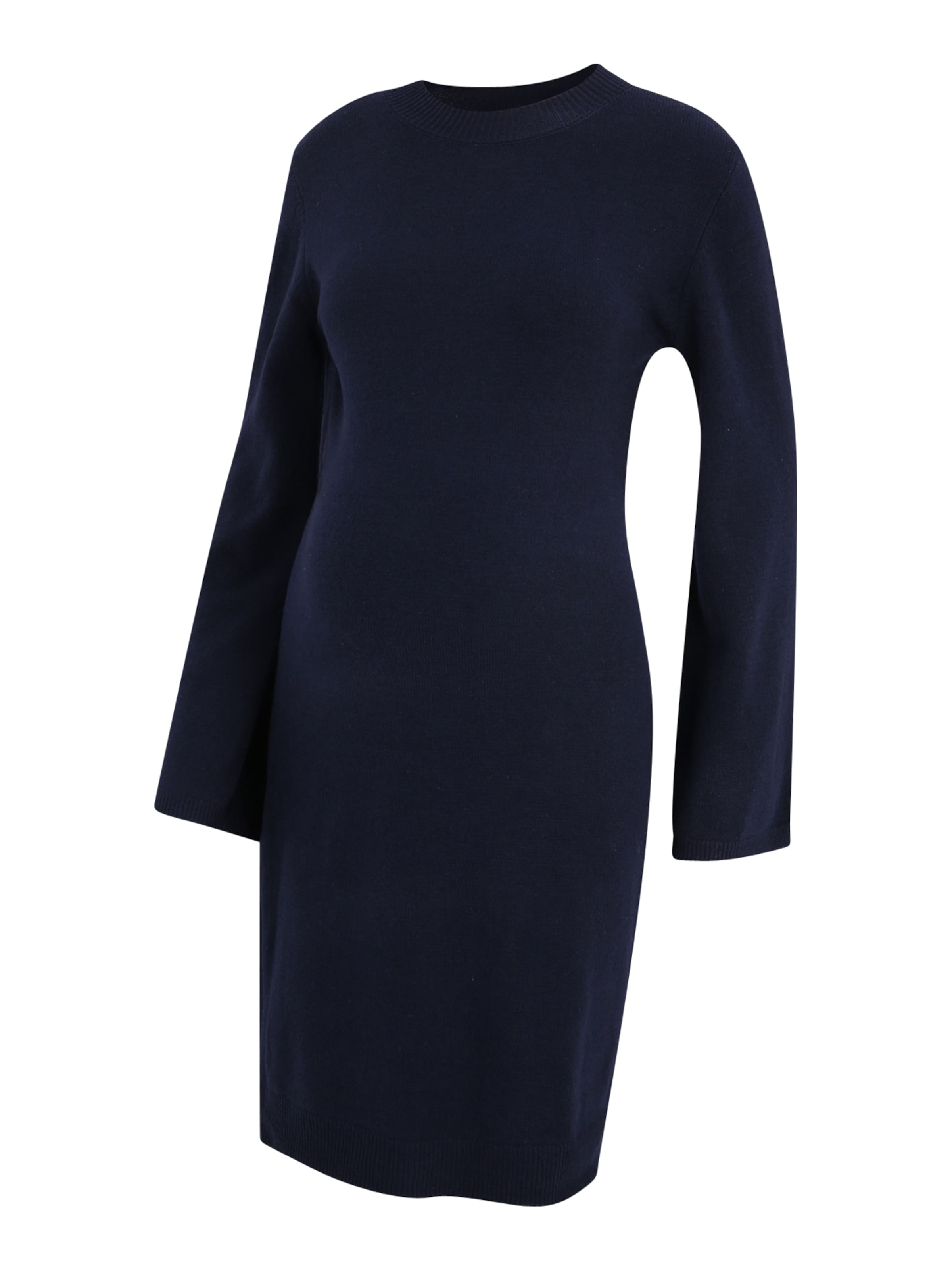 Robes en maille 'MLVERA' MAMALICIOUS en bleu : devant