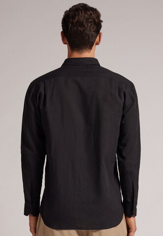 INTIMISSIMI Regular fit Button Up Shirt in Black