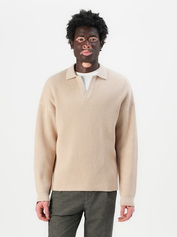 DRYKORN Sweater 'RUSTINO' in Brown: front