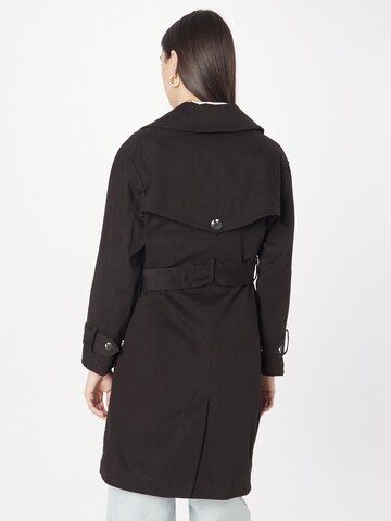 RINO & PELLE Between-Seasons Coat 'Crush' in Black