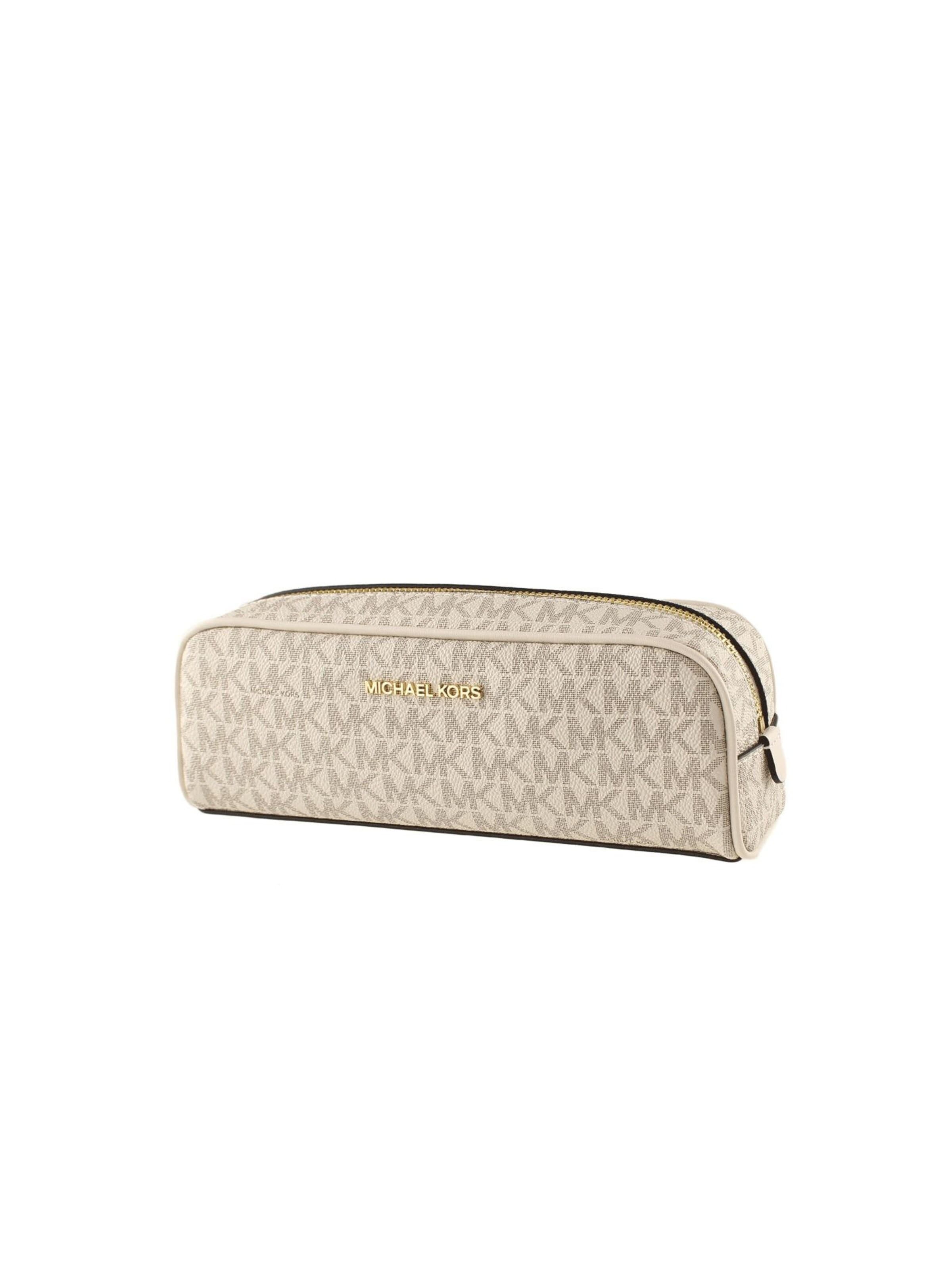 Michael Kors - Bolso de mano 'Giftables Medium Pencil Case' en beige