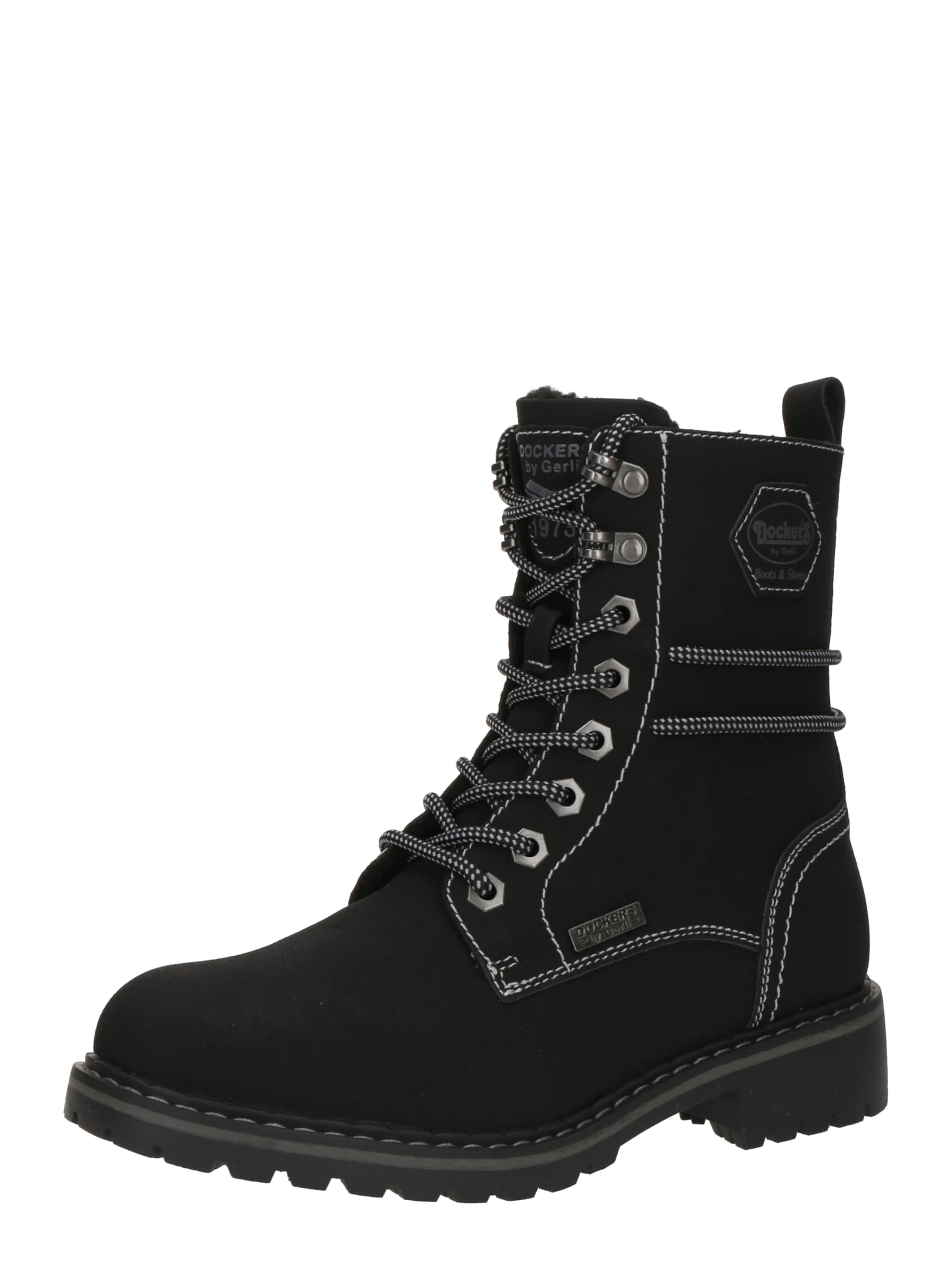 Dockers by Gerli Botki sznurowane w kolorze czarny: przód