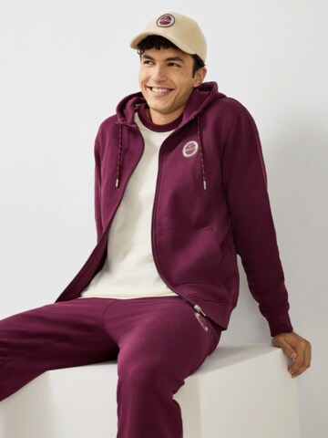 FC BAYERN MÜNCHEN Zip-Up Hoodie in Red