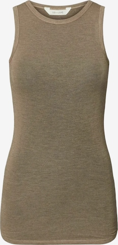 Top 'Alberte' di Gai+Lisva in beige: frontale