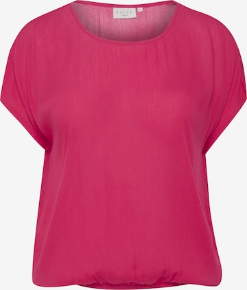 KAFFE CURVE Blouse 'Ami' in Roze: voorkant