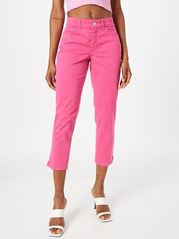 MAC Slimfit Broek 'MELANIE' in Roze: voorkant