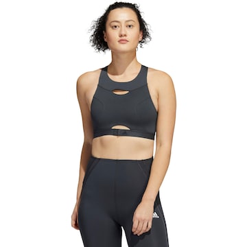 ADIDAS SPORTSWEAR Bralette Sports Bra in Grey: front