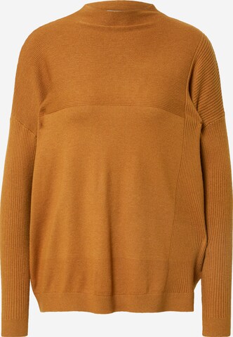 Fransa Sweater in Brown: front