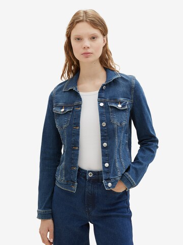 TOM TAILOR DENIM Between-season jacket in Blue: front