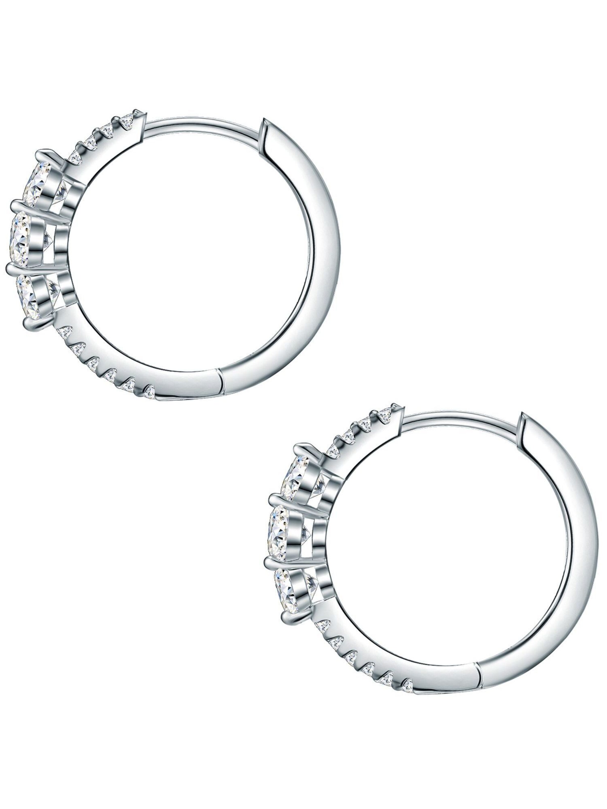 Trilani Earrings in Silver