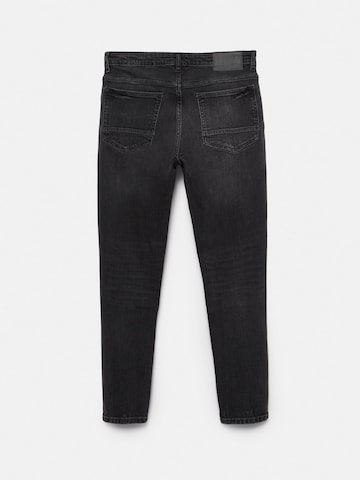Pull&Bear Skinny Farmer - fekete