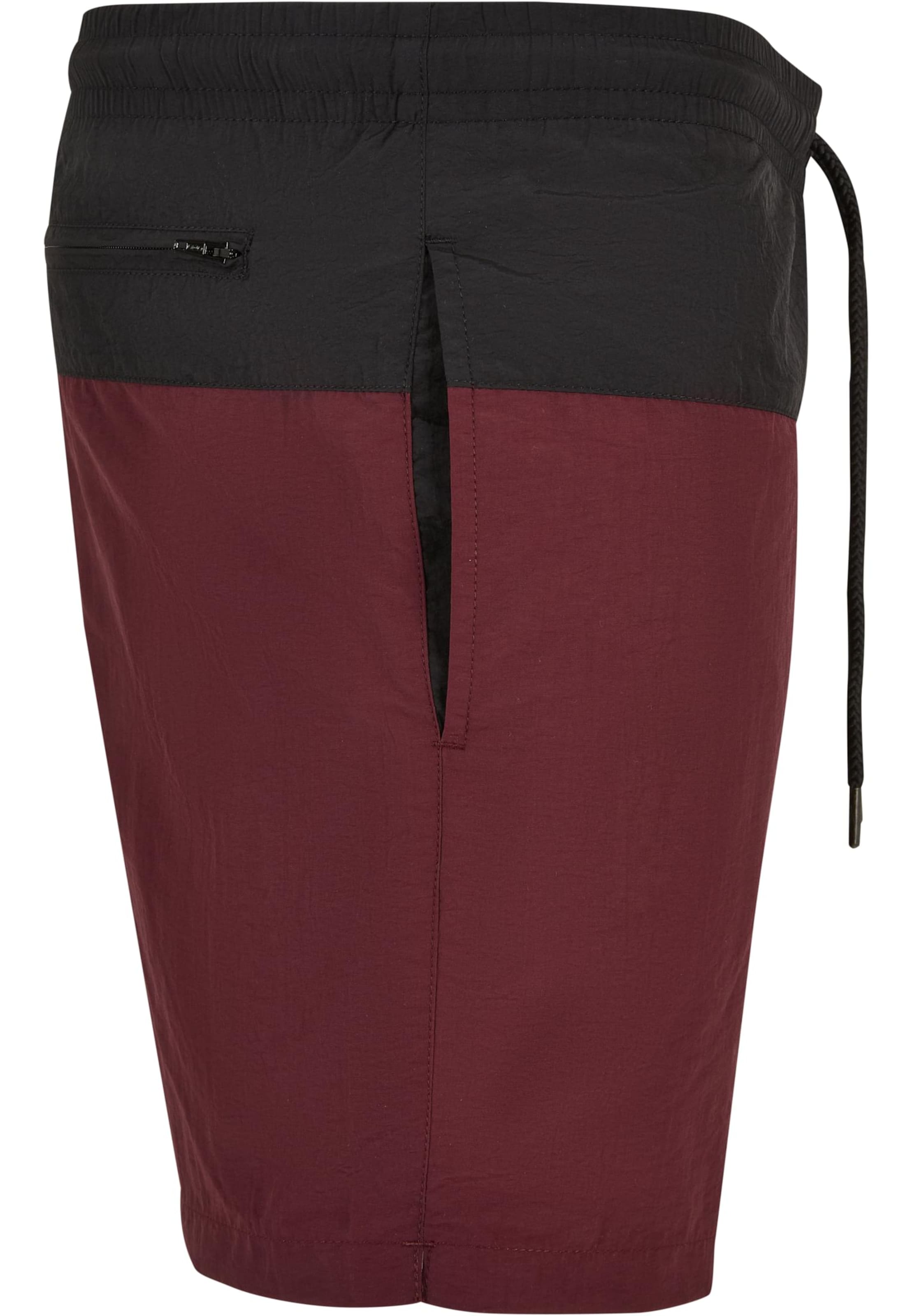 Urban Classics Plavecké šortky – černá