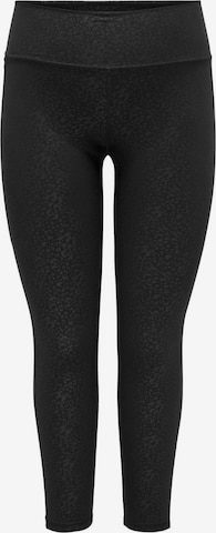 Only Play Curvy Slimfit Sportbroek in Zwart: voorkant