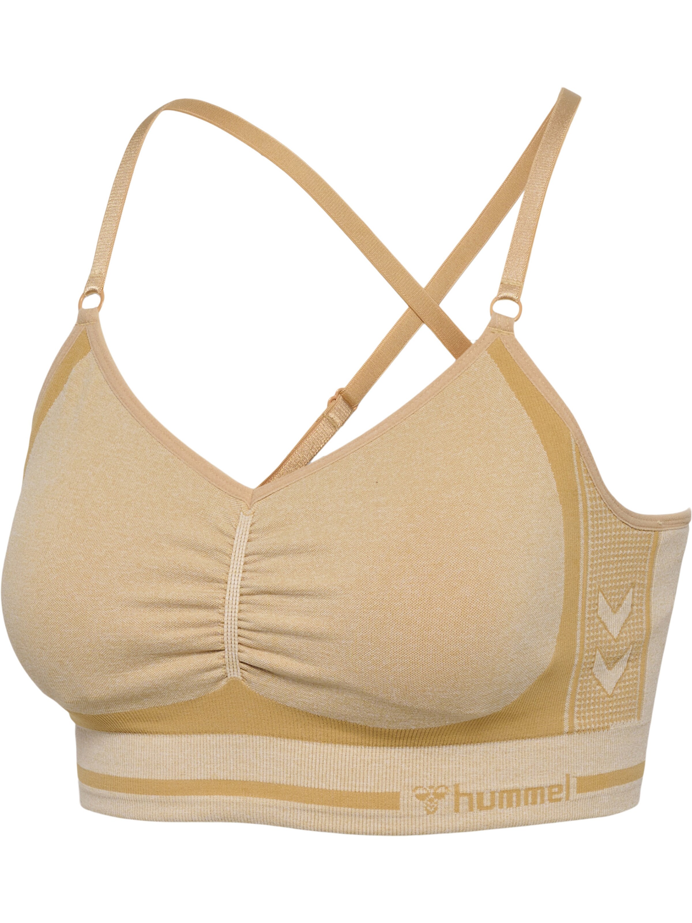 Hummel Õlapaelteta topp Spordirinnahoidja 'lmt Lulu', värv kollane