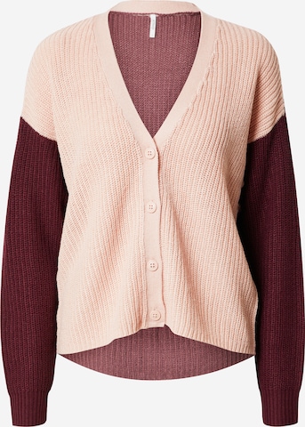 ONLY Knit cardigan 'NICCI' in Pink: front