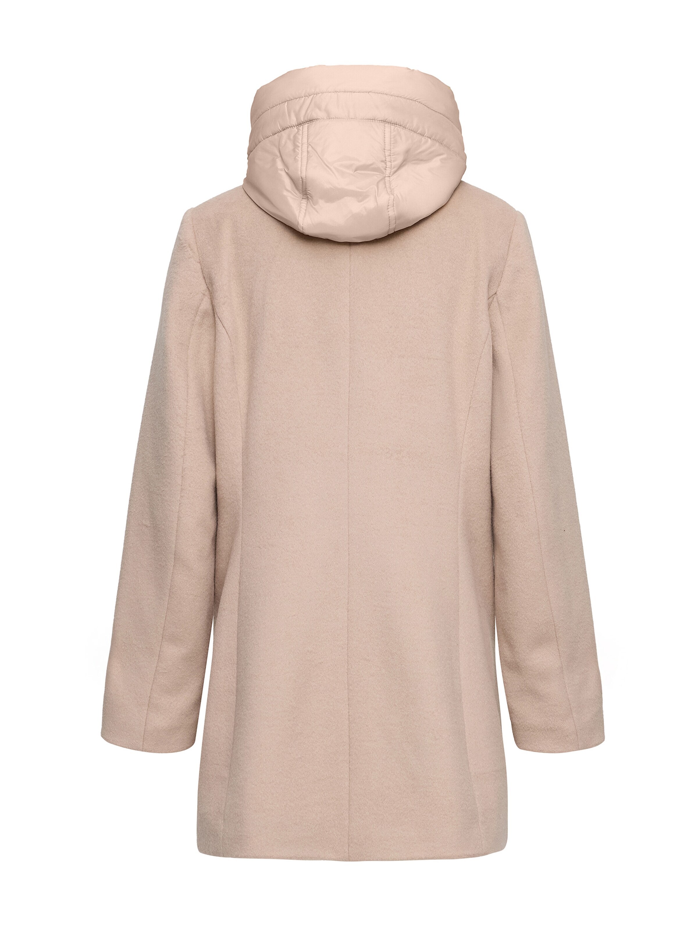 MANISA Between-Season Jacket 'Wolljacke' in Beige