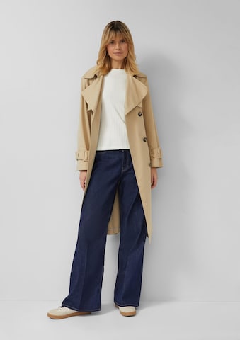 s.Oliver Between-Seasons Coat in Beige