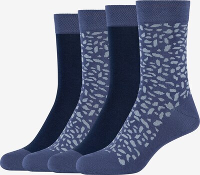 camano Socken in nachtblau / opal / dunkelblau, Produktansicht
