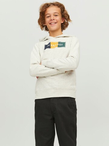 Jack & Jones Junior Sweatshirt 'Codyy' in Wit: voorkant