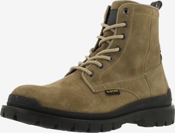 G-Star RAW Lace-Up Boots 'Blake' in Green: front