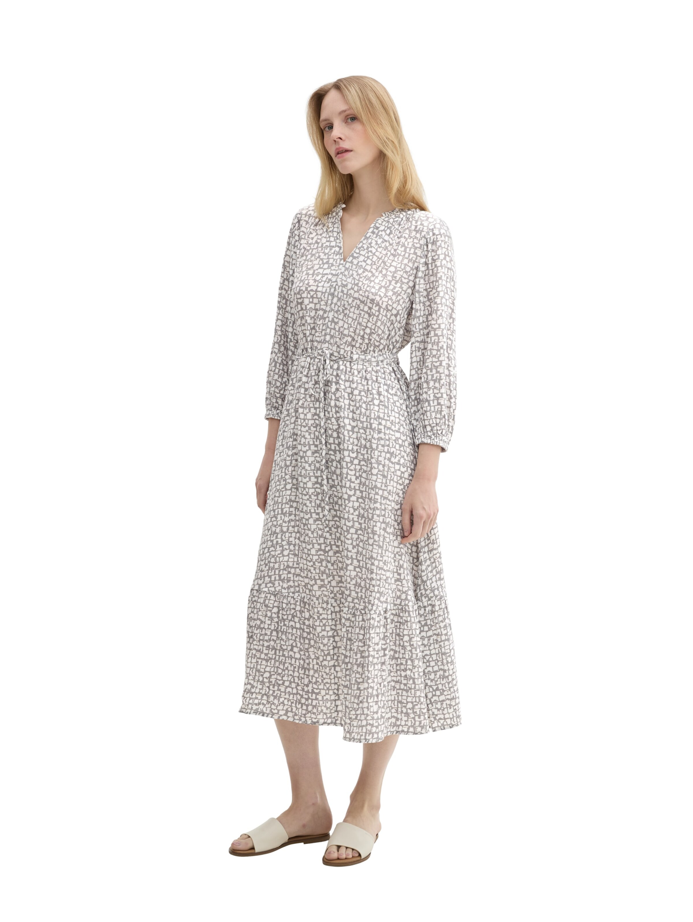 TOM TAILOR Sukienka w kolorze szary