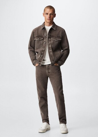 MANGO MAN Regular Jeans 'Joel' in Brown