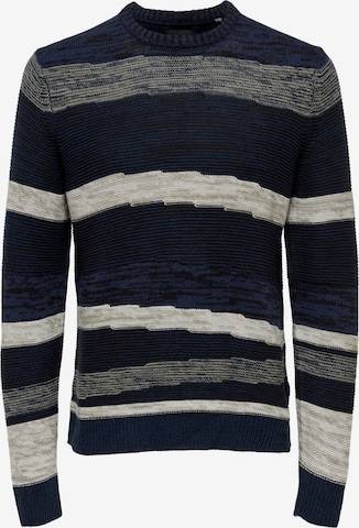 Pullover 'PIKE' di Only & Sons in colori misti: frontale