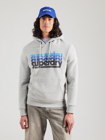 Superdry Tréning póló - szürke: elől