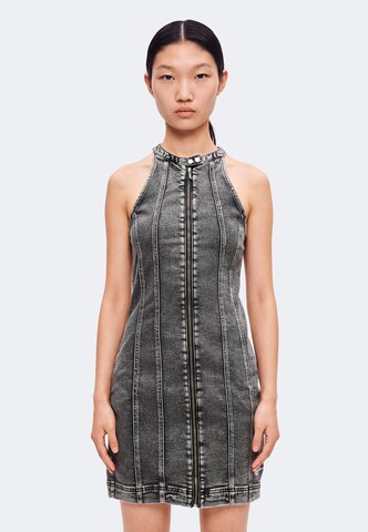 KARL LAGERFELD JEANS Kleid in Schwarz: Vorderseite