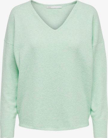 ONLY Sweater 'Rica' in Green: front