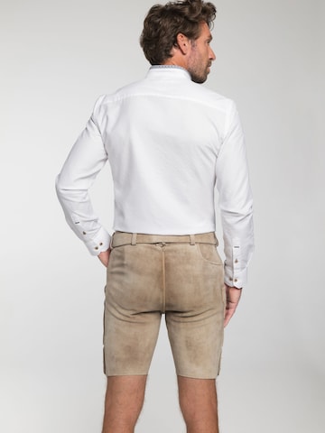 SPIETH & WENSKY Slim fit Traditional button up shirt in White