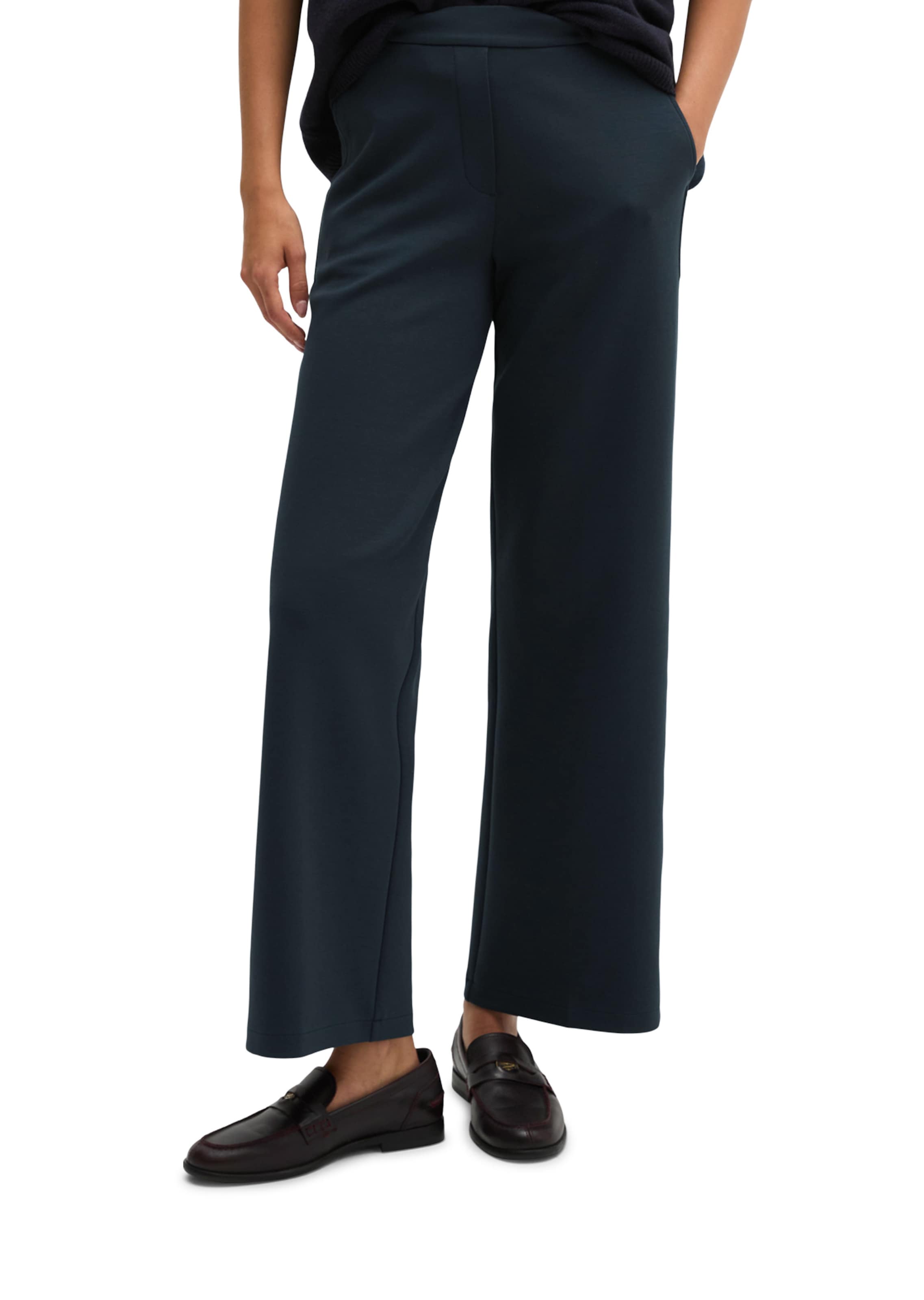 Marc O'Polo Regular Trousers in Blue: front