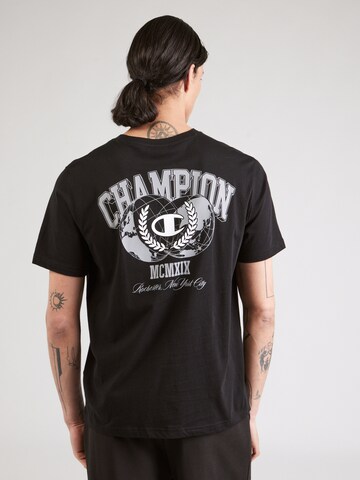 Champion Authentic Athletic Apparel Tričko – černá: přední strana