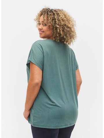 Active by Zizzi Performance Shirt 'Abasic' in Green