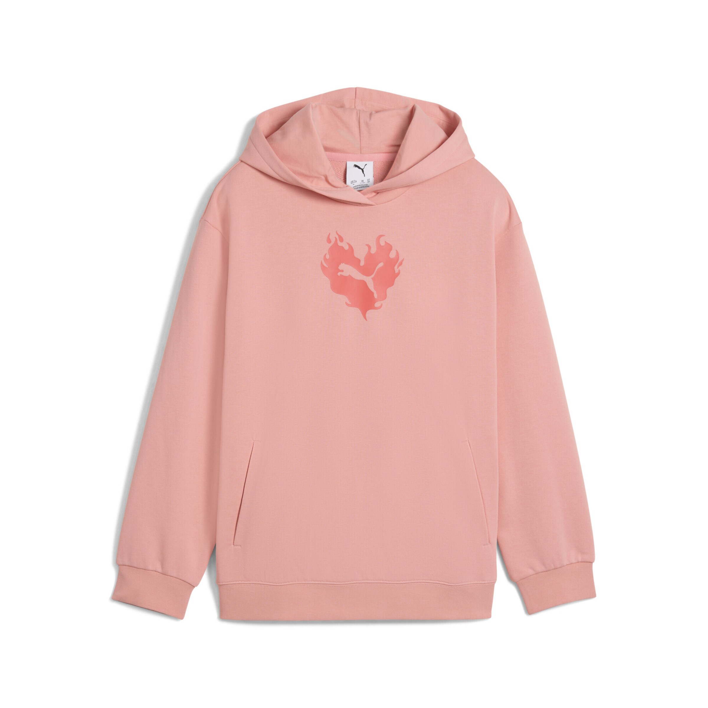 PUMA Sweatshirt 'Flaming Love' in Pink: Vorderseite