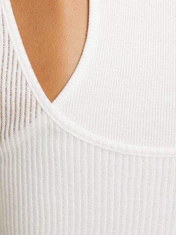 Bershka Knitted top in White