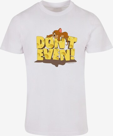 T-Shirt 'Tom And Jerry - Don't Even' ABSOLUTE CULT en blanc : devant