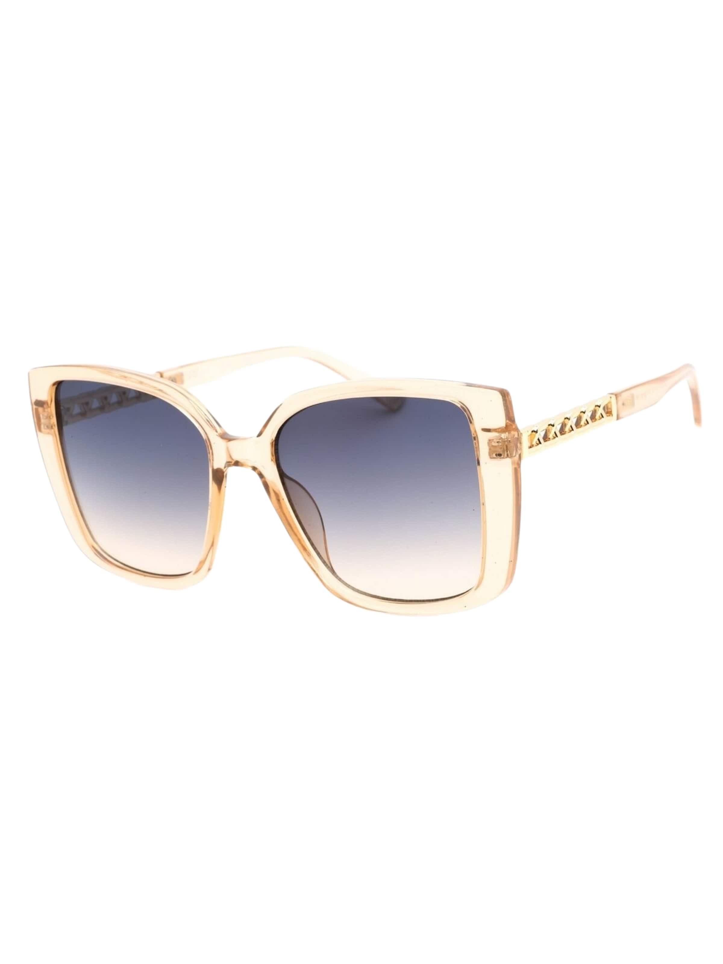 GUESS Sunglasses 'Sonnenbrille' in Brown: front