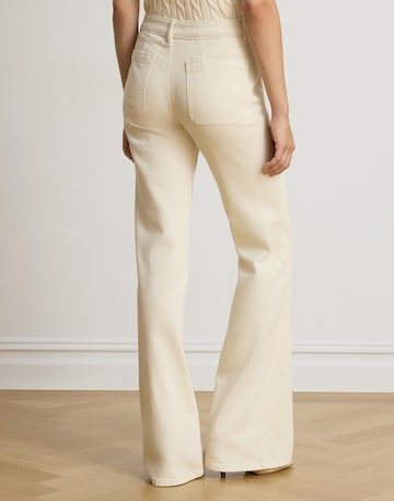 Lauren Ralph Lauren Flared Jeans i beige