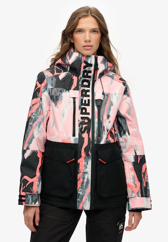 Superdry Functionele jas in Zwart: voorkant