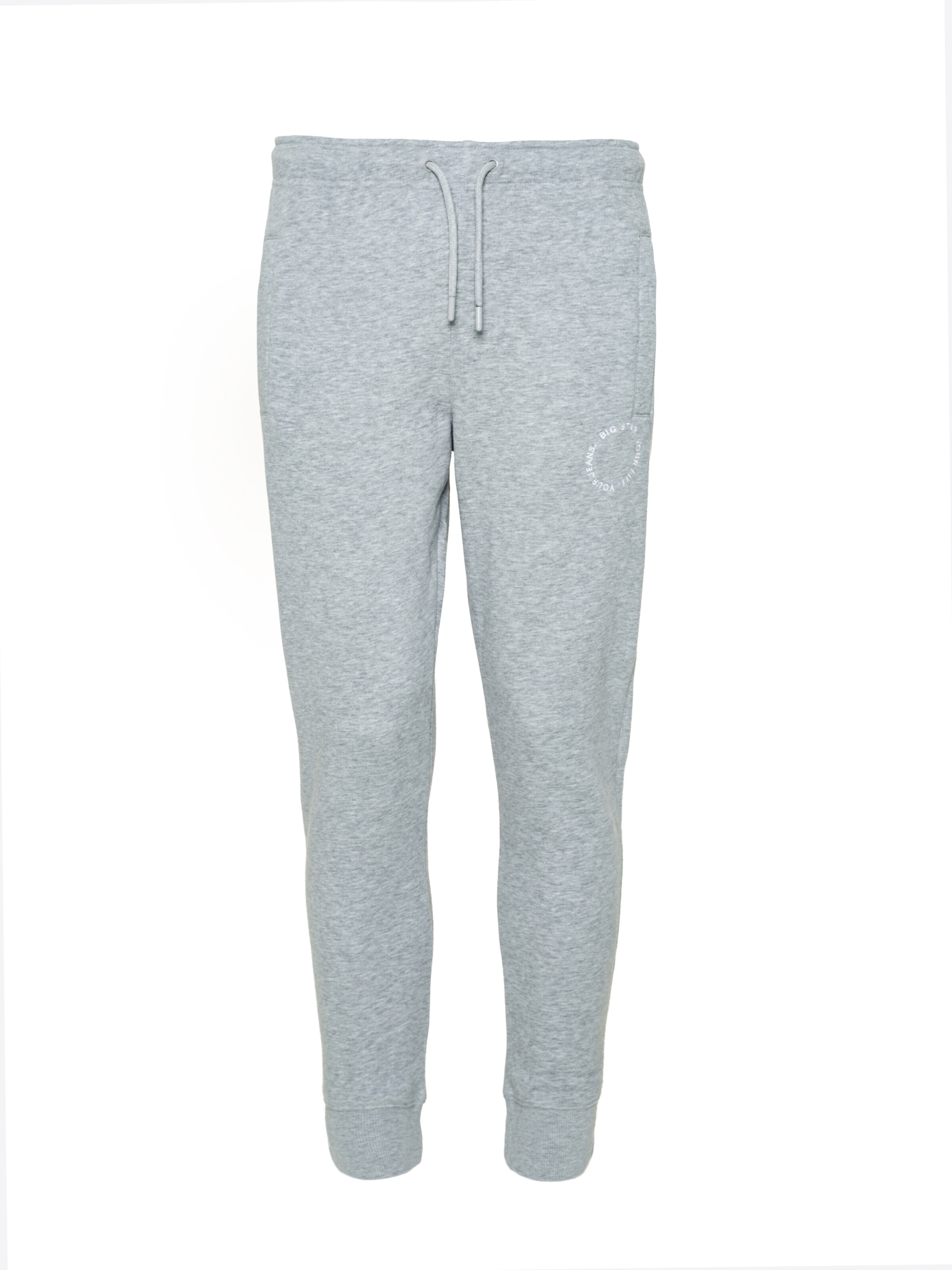 BIG STAR Tapered Broek 'KERSYN' in Grijs: voorkant